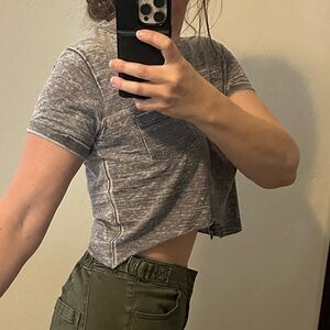Exist Heather Gray Women's Crop Top